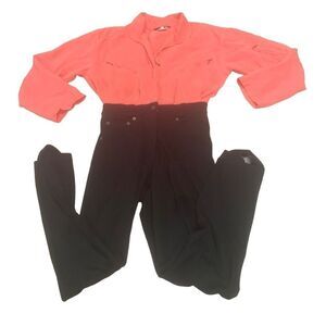 Vintage 80's Bomber Stirrup Jumpsuit
